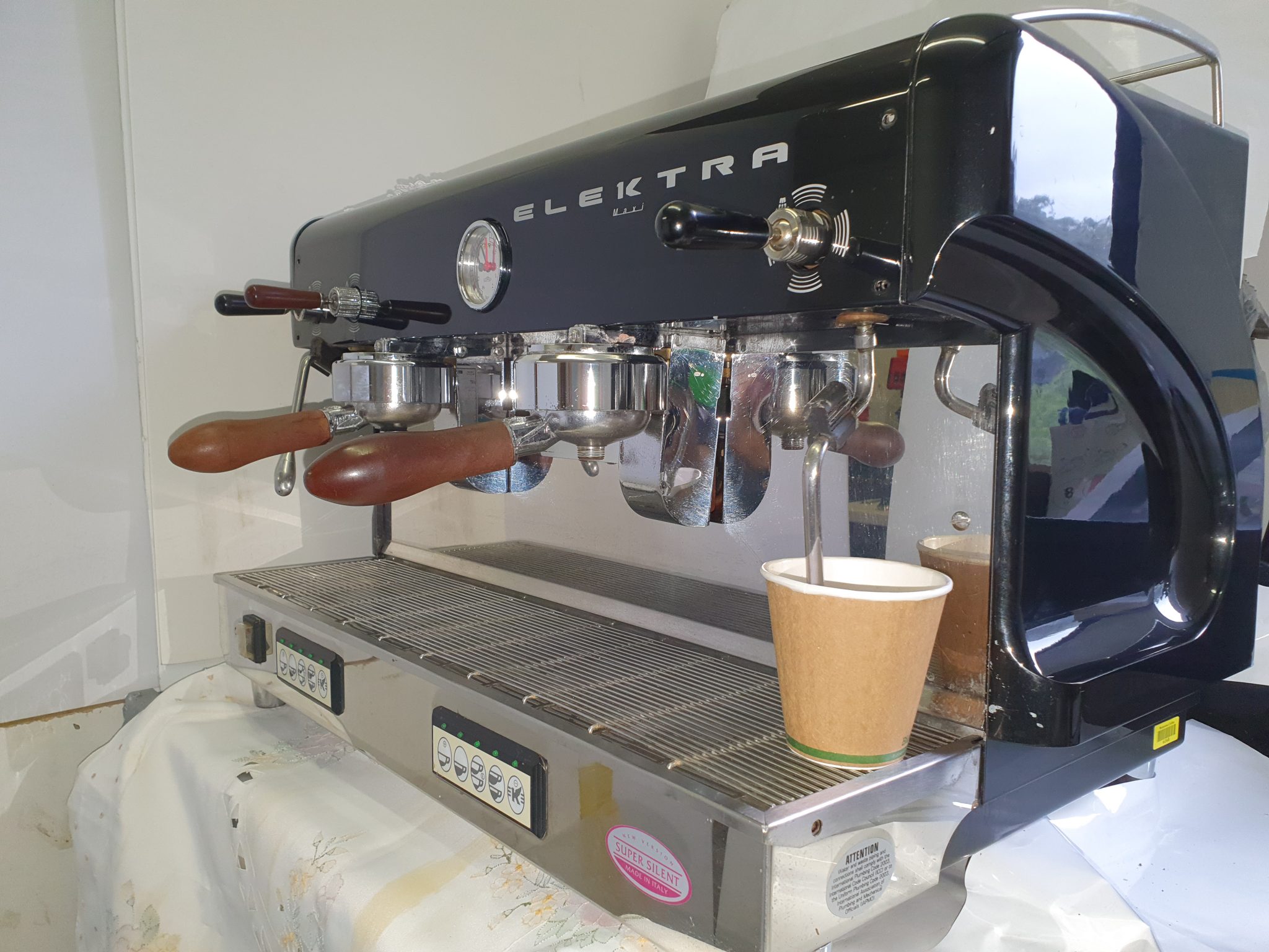 Elektra Maxi Coffee Machine 2 group SOLD Gold Cup Espresso Services